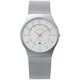 Skagen Men's Slimline Silver Dial Mesh Watch