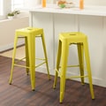 Tabouret 30-inch Lemon Metal Bar Stools (Set of 2)
