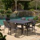 Christopher Knight Home Zumba PE Wicker 7-piece Outdoor Dining Set