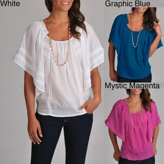 Chelsea & Theodore Women's Cotton Voile Top