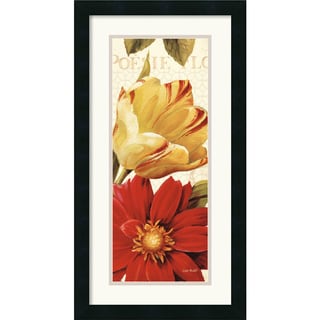 Lisa Audit 'Poesie Florale Panel II' Framed Art Print