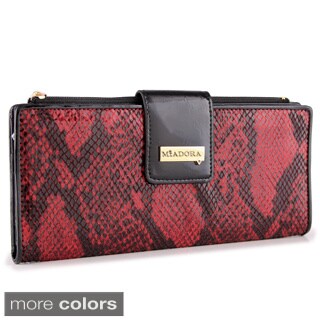 M by Miadora Catherine Snake-Print Wallet-Image