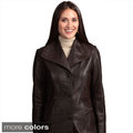 Collezione Italia Women's Leather Walker Coat