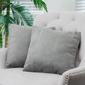 Christopher Knight Home Grey Jacquard Pillows (Set of 2)