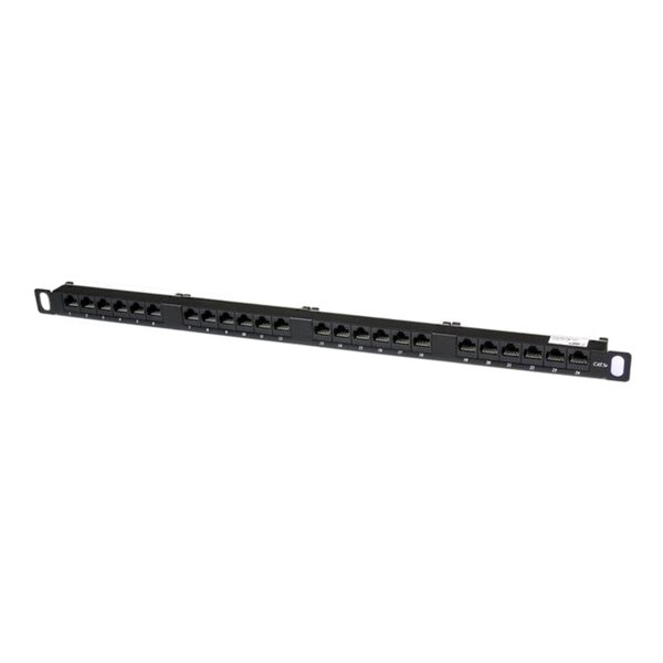 StarTech.com 24 Port 0.5U Cat5e Patch Panel - RJ45 Ethernet Rackmount