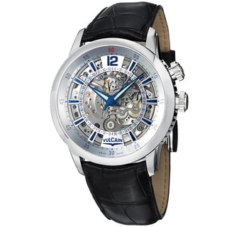 Vulcain Men's 'Anniversary Heart' Skeleton Dial Mechanical Watch
