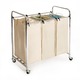 Seville Heavy Duty 3-bag Laundry Hamper Sorter