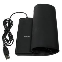 USB 2.0 Ergonomic Optical Scroll Wheel Mouse/ Foldable USB Keyboard