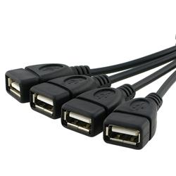 Ergonomic Optical Scroll Wheel Mouse/ 4-port Octopus USB Hub