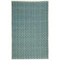 Handmade Thom Filicia Ackerman Summer Blue Rug (4' x 6')