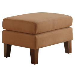 Estonia Peat Microfiber Ottoman