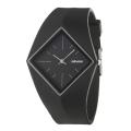 Nixon Women's 'The Groove' Black Polycarbonate Quartz Watch