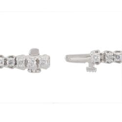 14k White Gold 3 1/10ct TDW Diamond Tennis Bracelet (I-J, I1-I2)