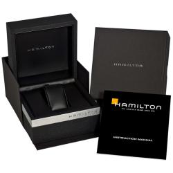 Hamilton Men's 'Seaview Day Date' White Rubber Strap Automatic Watch