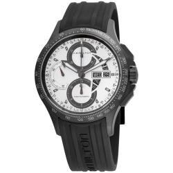 Hamilton Men's 'Khaki King' Silver Face Automatic Chronograph Watch.