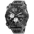 Hamilton Men's 'Khaki Navy BelowZero' Black Strap Chronograph Watch