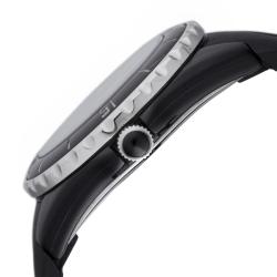 Haurex Italy Women's 'Riviera' Black Rubber Strap Watch