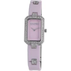 Haurex Italy Women's 'Miroir' Pink Ceramic Watch