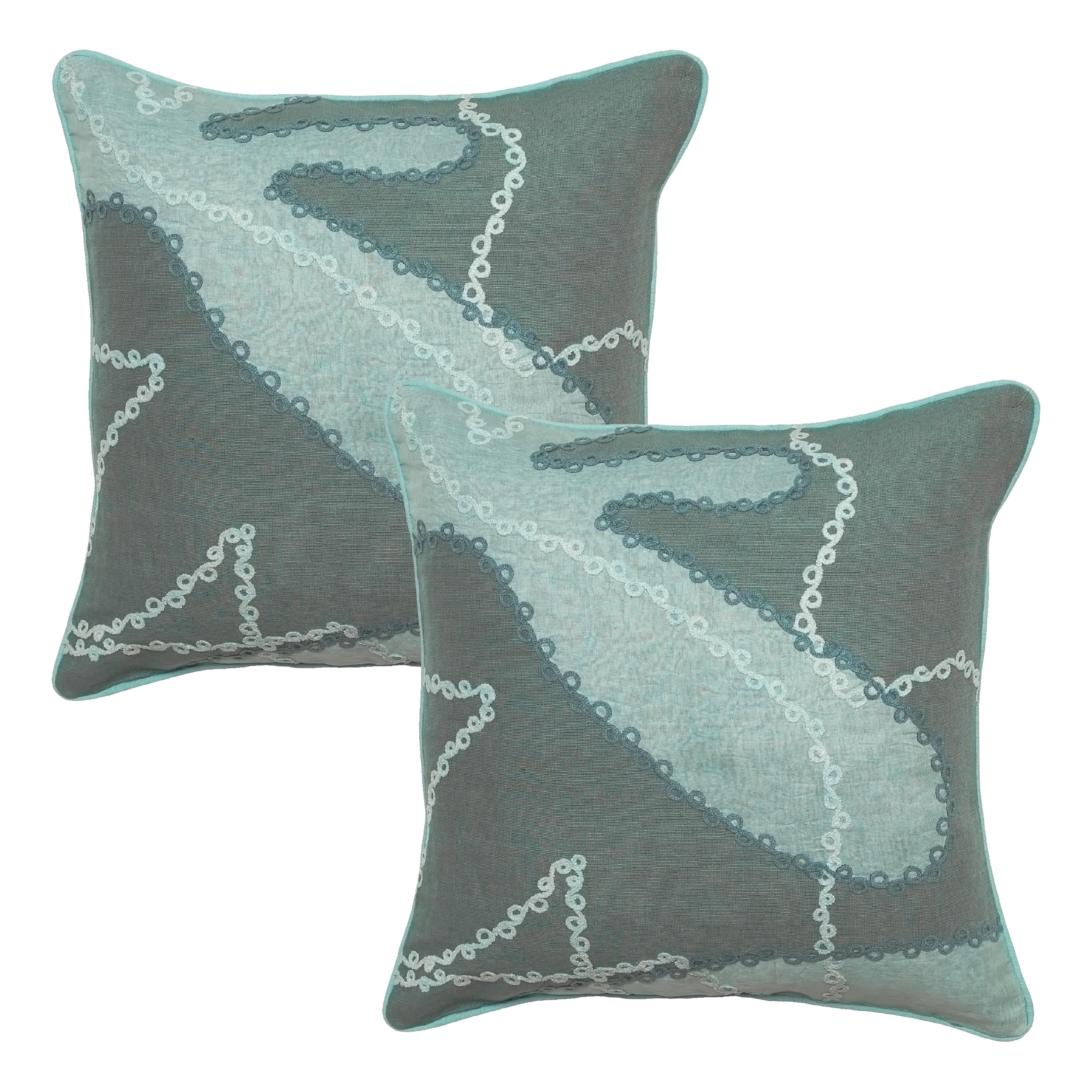 Fig Sea Foam Decorative Pillows (Set of 2) 13100884