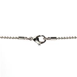 Stainless Steel Pink Cubic Zirconia Heart Necklace