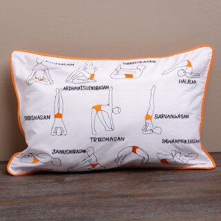 Spiritual Journey Rectangle Yoga Cushion Cover (India)