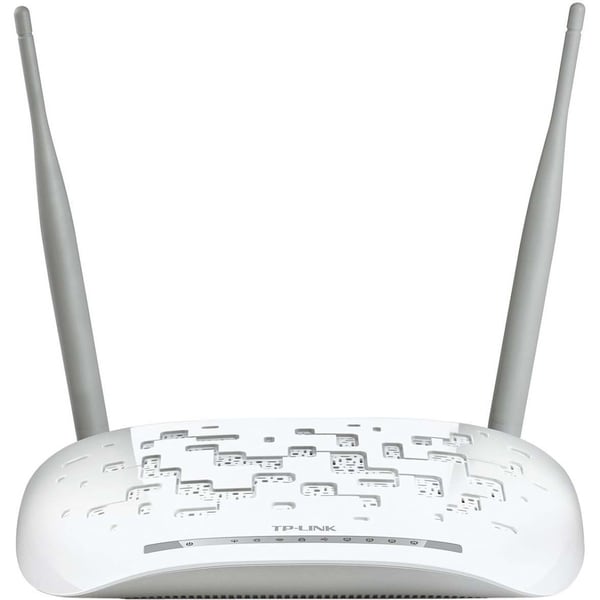 TP-LINK TD-W8968 Wireless N300 ADSL2+ Modem Router, 2.4Ghz 300Mbps, 8