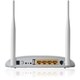 TP-LINK TD-W8968 Wireless N300 ADSL2+ Modem Router, 2.4Ghz 300Mbps, 8