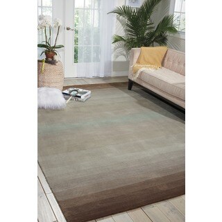 Hand-tufted Watercolor Cosmopolitan Nature Rug (5' x 7'6)