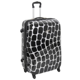 International Traveller Shiny Oval Wave 19-inch Hardside Carry-on Spinner Upright