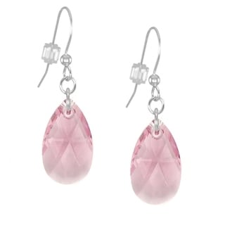 Stunning Jewelry by Dawn Sterling silver Pink Pear Earrings