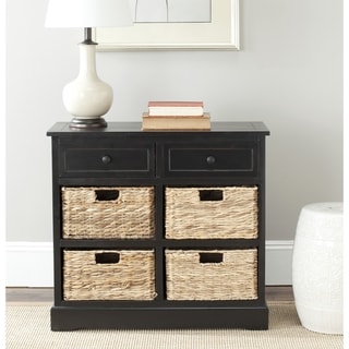 Cape Cod 6-Drawer Black Storage Unit