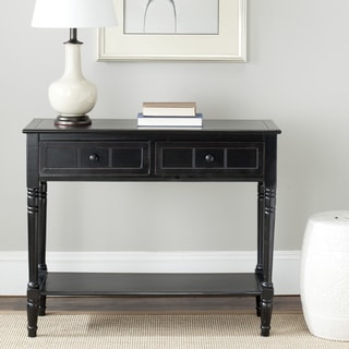 Cape Cod Black 2-drawer Console Table