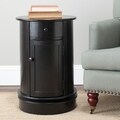 Cape Cod Black Swivel Storage Cabinet
