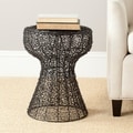Safavieh Steelworks Iron Wire Black Matte Stool