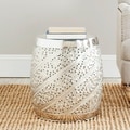Steelworks Etched Nickel Plated Stool