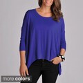 Grace Elements Women's Uneven Hem Pullover Top