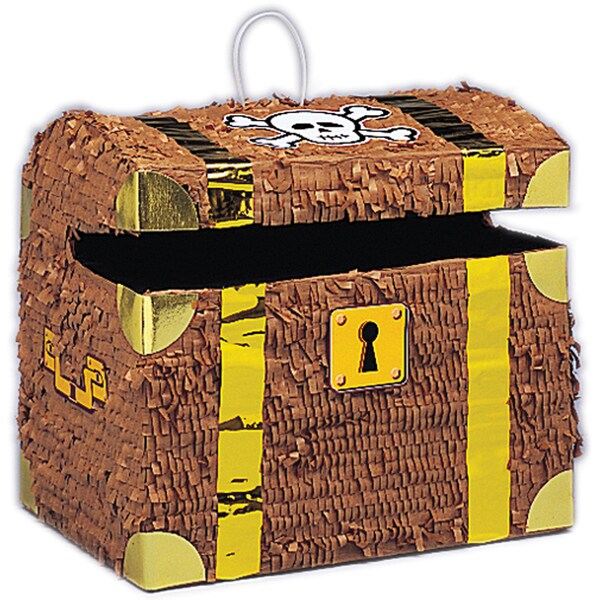 Treasure Chest Pinata (10.5 x 12 x 9)