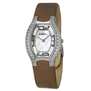 Ebel Women's 'Beluga Tonneau' Stainless Steel Watch