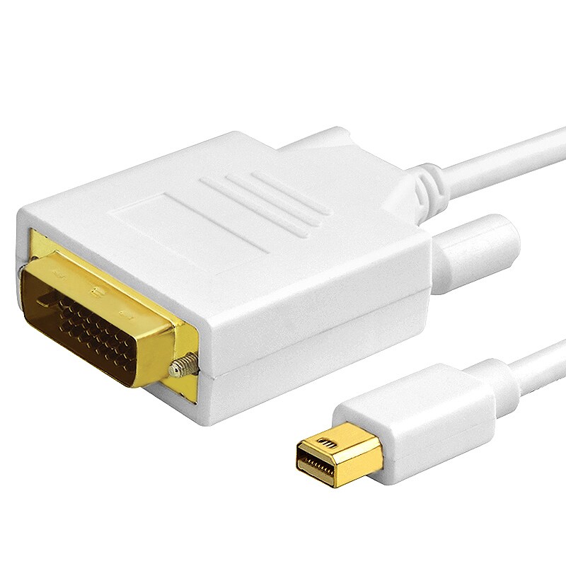 INSTEN 6-foot White Male to Male Mini DisplayPort to DVI Cable