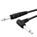 INSTEN 1/ 4-inch 10-foot Straight to Right Angle Guitar Patch Cable
