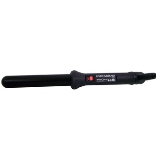 Enzo Milano Black Cilindrico 25mm Curling Iron with DVD