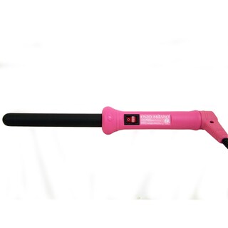 Enzo Milano Pink Cilindrico 3/4-inch Clipless Curling Iron with DVD