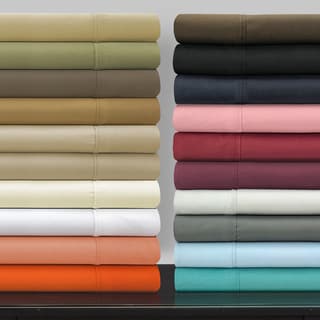 Microfiber Wrinkle-Resistant Solid Plain Weave Pillowcases (Set of 2)