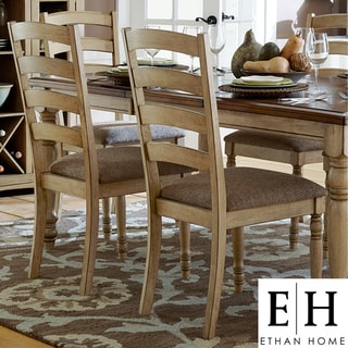 ETHAN HOME Carlingford Buttermilk Country Dining Chair (Set of 2)