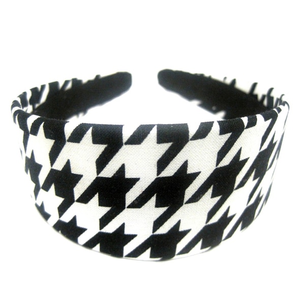 Crawford Corner Shop Black White Houndstooth Headband