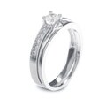 14k Gold 1/2ct TDW Round Diamond Bridal Ring Set (H-I, I1-I2)