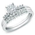 14k Gold 1ct TDW Round Diamond Bridal Ring Set (H-I, I1-I2)