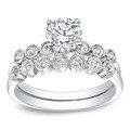 14k Gold 1ct TDW Round Diamond Bridal Ring Set (H-I, I1-I2)