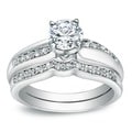 14k Gold 1ct TDW Round Diamond Bridal Ring Set (H-I, I1-I2)
