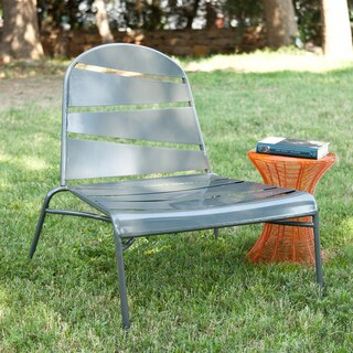 Silver Indoor/ Outdoor Lounge Chair